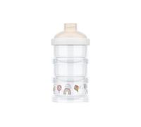 Mepal Milk Powder Tower Mio, Airtight Seal, Including Dispenser Top, for Multi-use Storage and Dispensing Formula, Stack as Many as You Need, 360 ml, Sunshine & Rainbow
