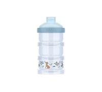 Mepal Milk Powder Tower Mio Little Dutch, Airtight Seal, Including Dispenser Top, for Multi-use Storage and Dispensing Formula, Stack as Many as You Need, 360 ml, Forest Friends