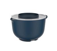 Mepal - Mixing Bowl with Lid Chef it - Non-Slip Base - Microwave & Dishwasher Safe - Bowl - High Impact Material Resists up to 110°C / 230°F - 3000 ml - Navy