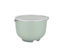 Mepal - Mixing Bowl with Lid Chef it - Non-Slip Base - Microwave & Dishwasher Safe - Bowl - High Impact Material Resists up to 110°C / 230°F - 1500 ml - Nordic sage