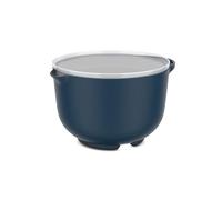 Mepal - Mixing Bowl with Lid Chef it - Non-slip Base - Microwave & Dishwasher Safe - Bowl - High Impact Material resists up to 110°C / 230°F - 1500 ml - Navy