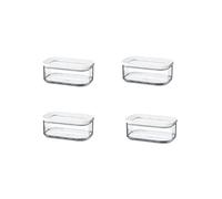 Mepal Modula 4-Piece Storage Containers Economy Set 425 ml White Storage Container Food Storage Container Ideal for Storing Dry Food