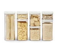 Mepal Modula 7pc Storage Set White BPA Free Stackable 106994830600