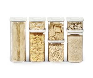 Mepal Modula 7pc Storage Set White BPA Free Stackable 106994830600