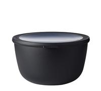 Mepal Multi Bowl Cirqula 3000 ml / 101 oz - Nordic Black | Microwave crockery - suitable as an airtight storage box for refrigerator, microwave dishes and as food storage containers