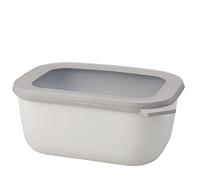 Mepal Multi bowl Cirqula rectangular 1500 ml / 50.7 oz - Nordic white