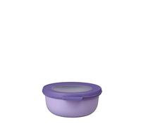 Mepal - Multi Bowl Cirqula Rectangular - Food Storage Container with Lid - Suitable as Airtight Storage Box for the Fridge & Freezer, Microwave Container & Servable Dish - 350 ml - Vivid lilac
