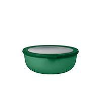 Mepal - Multi Bowl Cirqula Rectangular - Food Storage Container with Lid - Suitable as Airtight Storage Box for the Fridge & Freezer, Microwave Container & Servable Dish - 2250 ml - Vivid green