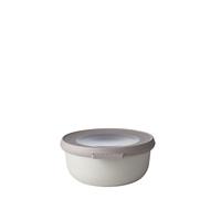 Mepal - Multi Bowl Cirqula Rectangular - Food Storage Container with Lid - Suitable as Airtight Storage Box for the Fridge & Freezer, Microwave Container & Servable Dish - 350 ml - Nordic white