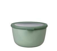 Mepal - Multi Bowl Cirqula Rectangular - Food Storage Container with Lid - Suitable as Airtight Storage Box for the Fridge & Freezer, Microwave Container & Servable Dish - 2000 ml - Nordic sage