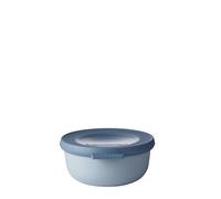 Mepal - Multi Bowl Round Shape Food Storage Container with Lid Suitable as Airtight Storage Box for the Fridge & Freezer, Microwave Container & Servable Dish - 350 ml - Nordic Black