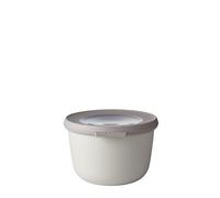Mepal - Multi Bowl Cirqula Rectangular - Food Storage Container with Lid - Suitable as Airtight Storage Box for the Fridge & Freezer, Microwave Container & Servable Dish - 500 ml - Nordic white