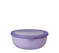 Mepal - Multi Bowl Cirqula Rectangular - Food Storage Container with Lid - Suitable as Airtight Storage Box for the Fridge & Freezer, Microwave Container & Servable Dish - 1250 ml - Vivid lilac