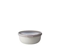 Mepal - Multi Bowl Cirqula Rectangular - Food Storage Container with Lid - Suitable as Airtight Storage Box for the Fridge & Freezer, Microwave Container & Servable Dish - 750 ml - Nordic white