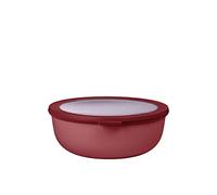 Mepal - Multi Bowl Cirqula Round - Food Storage Container with Lid - Suitable as Airtight Storage Box for the Fridge & Freezer, Microwave Container & Servable Dish - 2250 ml - Vivid mauve