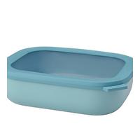 Mepal - Multi Bowl Cirqula Rectangular - Food Storage Container with Lid - Suitable as Airtight Storage Box for the Fridge & Freezer, Microwave Container & Servable Dish - 2000 ml - Nordic green