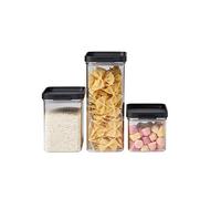 MEPAL Omnia 3-Piece Storage Container Set Black