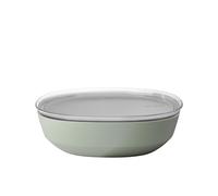 Mepal Silueta Serving Bowl with Lid 4000ml Silueta Salad Bowl - Nordic Sage