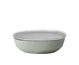 Mepal Silueta Serving Bowl with Lid 4000ml Silueta Salad Bowl - Nordic Sage