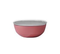 Mepal - Serving Bowl with lid Silueta - Dishwasher & Microwave Resistant - Salad Bowl - Tapas Bowls - Tableware - 5000 ml - Vivid Mauve