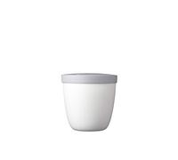 Mepal - Snackpot Ellipse - Food Container for Storing and Transporting Snacks - Suitable for Freezer, Microwave & Dishwasher - 500 ml - White