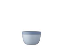 Mepal - Snackpot Ellipse - Food Container for Storing and Transporting Snacks - Suitable for Freezer, Microwave & Dishwasher - 350 ml - Nordic Blue