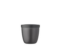 Mepal - Snackpot Ellipse - Food Container for Storing and Transporting Snacks - Suitable for Freezer, Microwave & Dishwasher - 500 ml - Nordic Black