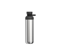Mepal - Stainless steel water bottle Vita - Large Water Bottle - Two openings for extra drinking convenience - Leakproof and Dishwasher safe - Metal Water Bottle - 900 ml - Nordic black