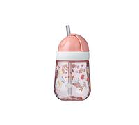 Mepal - Straw Cup Mio - Toddler Straw Cup from 9 Months - Leak-Proof Drinking Bottle for Toddlers - Dishwasher-Safe & BPA-Free - 300 ml - Flowers & Butterflies
