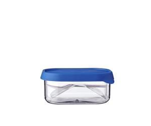 Mepal Take a Break Fruit Box - 250 ml To Go Container With Small Fork - Fits Ideally in Lunch Box - Vivid Blue, Fruitbox TAB