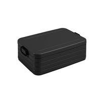 Mepal - Take a Break XL lunch box - To Go lunch box - For 6 sandwiches or 12 slices of bread - Meal Prep Box - Meal box with divider - Dishwasher safe - 2000 ml - Nordic Black