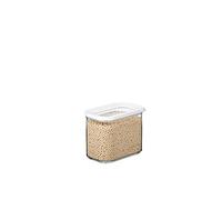Mepal Transparent Food Storage Container - Food Containers Rectangular - Storage Box with Lid - Kitchen Container & Organizer - Stackable & Airtight Food Storage Container - 1000 ml - White