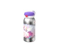 Mepal Unicorn Glow Stainless Steel Drinking Bottle with Flip Lid Pops Open at the Touch of a Button Suitable for Children Carbonated Leak-Proof Hygienic Lid 600 ml