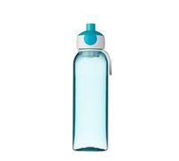 Mepal - Water Bottle Pop-Up Campus - Leak Proof Water Bottle for School & On The Go - Transparent Drinking Bottle - BPA-free & Dishwasher Safe - 500 ml - Turquoise