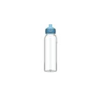 Mepal - Water Bottle Pop-Up Campus - Leak Proof Water Bottle for School & On The Go - Transparent Drinking Bottle - Dishwasher Safe & BPA-free - 500 ml - Cool blue