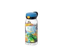 Mepal - Water bottle with hinged lid Campus - Lid pops open at the touch of a button - Drinking bottle suitable for children - Leak-proof and dishwasher safe - 600 ml - Hot Wheels