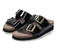 Mephisto Hester Vernis Womens 2 Strap Adjustable Footbed Sandals Black Size 5-8