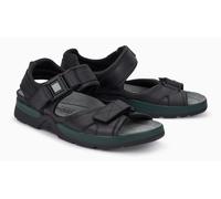 Mephisto Shark Fit Black Smooth Leather Sandal Men's EU sizes 40-48 NEW