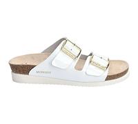 Mephisto Womens Hester Patent Leather White Sandals 2.5 UK