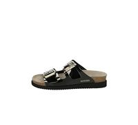 Mephisto Womens Hester Vernis Dual Strap Sandals 1100 5 UK Black