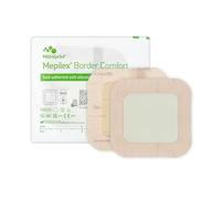 Mepilex Border Soft Silicone Foam Dressing - Size 3x3 - Box of 5 by Mepilex