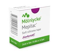 Mepitac 298300 Soft Silicone Tape, 2 cm x 3/0.8 in x 3.3 yd