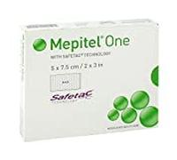 MEPITEL One 5x7,5 cm Silikon Netzverband 10 St