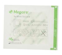 Mepore 670900 Dressing Adhesive, Island, Non Woven Fabric, Semi-Permeable Backing, Sterile, 9 cm x 10 cm (Pack of 50)
