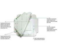 Mepore Film & Pad Absorbent Dressings 4cm x 5cm x10 Wounds Cuts Abrasions