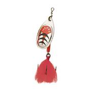 Mepps Winner Fishing Spinner with Pompom, Silver, Size 5 - 7 g