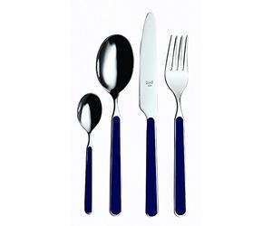 Mepra 24-Piece Cutlery Set Fantasia Cobalt Inox 18/ 10