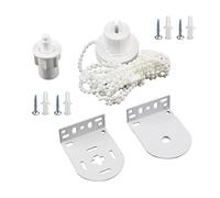 Meprotal 32mm Roller Blind Clutch Roller Shade Clutch Bracket Blind Replacement Parts, Roller Blinds Cltuch with Metal Brackets & Bead Repair kit, fits 1-1/4" Tube