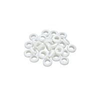 Meprotal Airlock Grommet for Fermenter Lid, Silicone Grommets for Preserving, Brewing, Fermenting Sauerkraut, Making Wine, Kimchi (Pack of 30 - White)