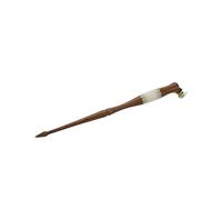 Meprotal Dip Pen Wood Calligraphy Oblique Nib Pen Holder with Removable Multi-fit Brass Flange for English Calligraphy Drawing Comic, Brown